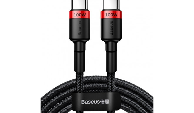 Baseus Cafule PD2.0 100W flash charging USB For Type-C cable (20V 5A)2m Red+Black