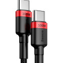 Baseus Cafule PD2.0 100W flash charging USB For Type-C cable (20V 5A)2m Red+Black