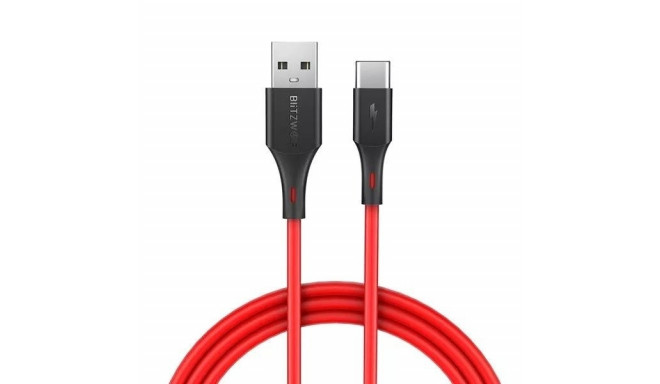 USB-C cable BlitzWolf BW-TC15 3A 1.8m (red)