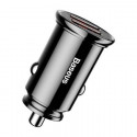 Baseus Circular Car Charger 2xUSB QC3.0 5A 30W (Black)