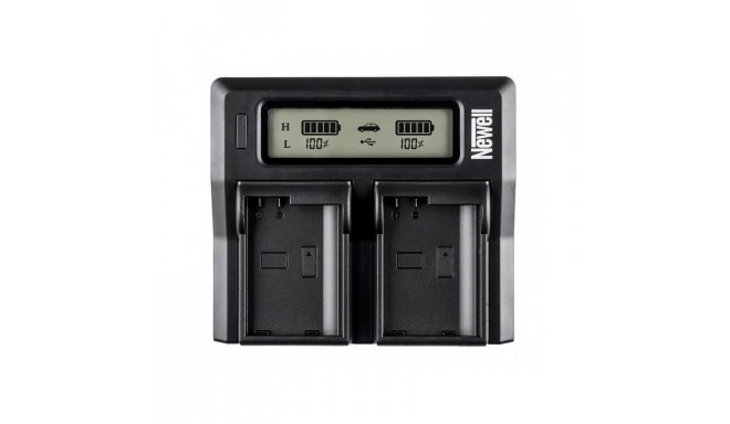 Newell DC-LCD two-channel charger for LP-E6 batteries