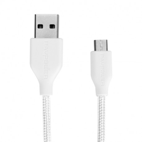 Micro USB Cable Sync and Charge 0,9m white