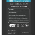 Newell BP-V190 SLIM V-Mount Battery