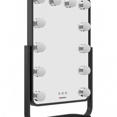Humanas HS-HM01 Make-up Mirror with Led Lighting - black