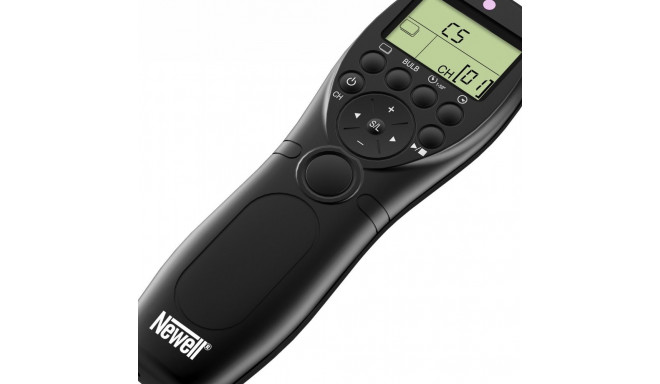 Wireless remote control with intervalometer Newell for Canon