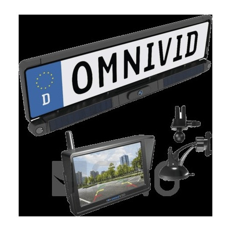 omniVID Solar6 Kabelloses Solar-Rückfahrvideosystem