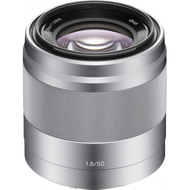 Sony E 50mm F1.8 OSS (Silver) | (SEL50F18/S) - Lenses - Photopoint