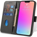 Magnet Case s klopou a peněženkou pro Samsung S23 FE - černá