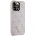 Guess case for iPhone 13 Pro Max 6,7" GUHCP13XP4TDSCPP pink HC PU Leather Metal Logo Strass Crossbod