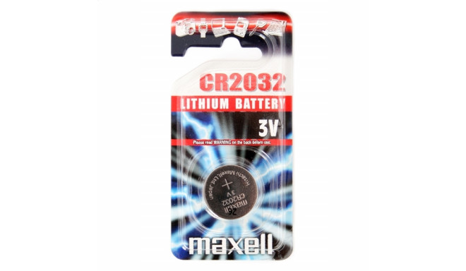 MAXELL BATTERY CR2032 BLISTER*1 10238500