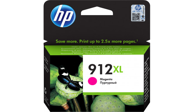HP 912 XL tindikassett magenta 3YL82AE