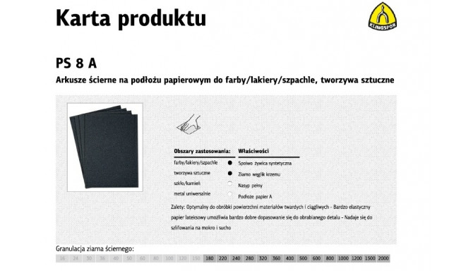 K.WATER lihvpaber P 800 PS8A/50 tk