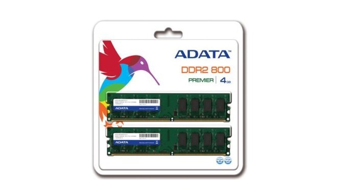 Adata RAM 2x2GB 800MHz DDR2 CL5 DIMM 1.8V