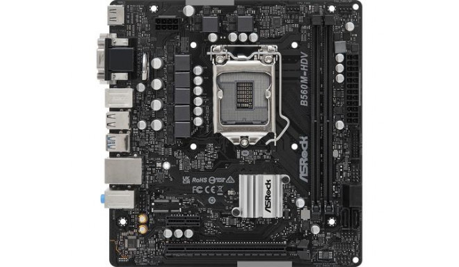 Asrock B560M-HDV R3.0 Intel B560 LGA 1200 (Socket H5) micro ATX