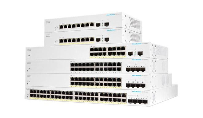 Cisco CBS220-48FP-4X-EU network switch Managed L2 Gigabit Ethernet (10/100/1000) Power over Ethernet