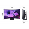 Samsung Odyssey ARK computer monitor 139.7 cm (55") 3840 x 2160 pixels 4K Ultra HD Black