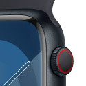 Apple Watch Series 9 9 45 mm Digital 396 x 484 pixels Touchscreen 4G Black Wi-Fi GPS (satellite)