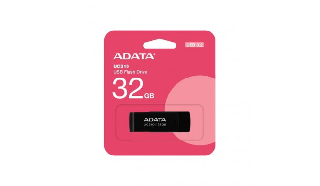 ADATA UC310 USB flash drive 32 GB USB Type-A 3.2 Gen 1 (3.1 Gen 1) Black