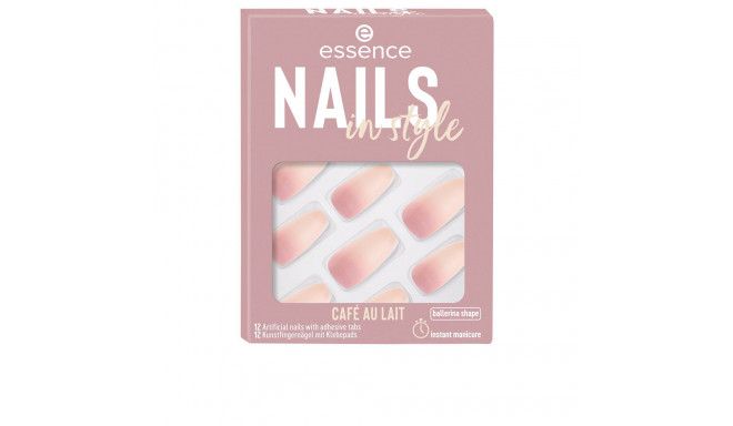 ESSENCE NAILS IN STYLE  uñas artificiales #16-café au lait 12 u