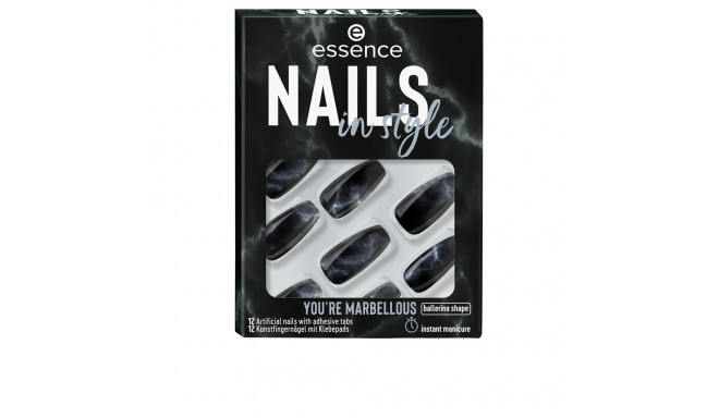 ESSENCE NAILS IN STYLE  uñas artificiales #17-you're marbellous 12 u