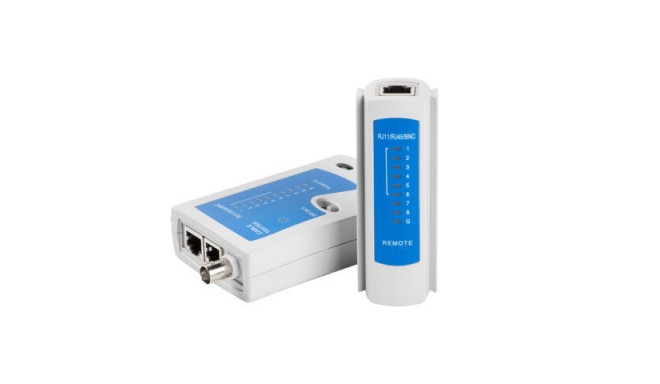Lanberg NT-0401 võrgukaabli tester UTP/STP kaabli tester sinine, valge