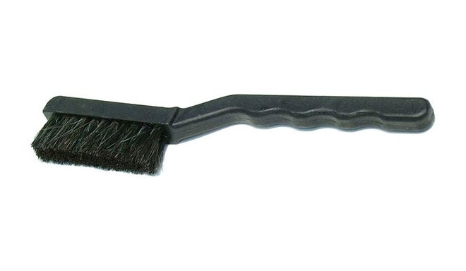 ESD hard brush 60 mm, bent. Electrically conductive DIN EN 61340-5-1