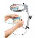 Sewing Magnifier BRESSER 2x/4x with LED Illumination, Diameter 120mm