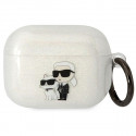 Karl Lagerfeld etui for Airpods Pro KLAPHNKCTGT transparentne Gliter Karl&Choupette