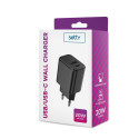 Setty USB-laadija 1xUSB + USB-C 3A 20W, must