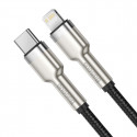 Baseus cable Cafule Metal PD USB-C - Lightning 1,0 m black 20W