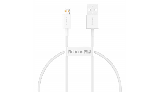 Baseus cable Superior USB - Lightning 0,25 m 2,4A white