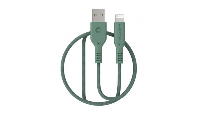 Premium MFI certifield Cable USB A - Lightning, 1.1m (mint) Speed Pro Zeus