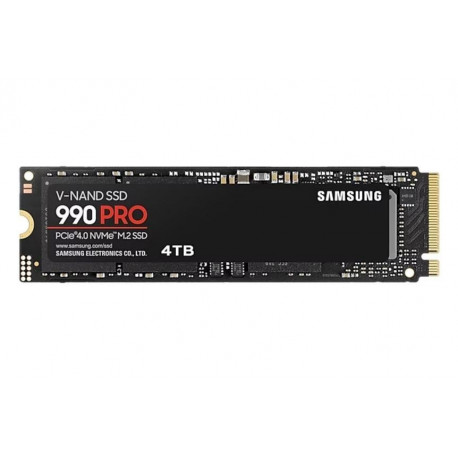 SSD|SAMSUNG|990 PRO|4TB|M.2|PCIe Gen4|NVMe|TLC|Write speed 6900 MBytes/sec|Read speed 7450 MBytes/se