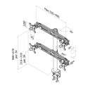 TV SET ACC DESK MOUNT BLACK/19-27" FPMA-D700D4 NEOMOUNTS