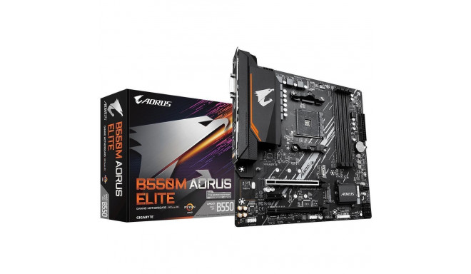 Mainboard|GIGABYTE|AMD B550|SAM4|Micro-ATX|Memory DDR4|Memory slots 4|1xPCI-Express 3.0 1x|1xPCI-Exp