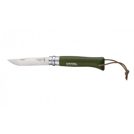 Opinel Trekking Nr 8 Stainless Steel, Khaki