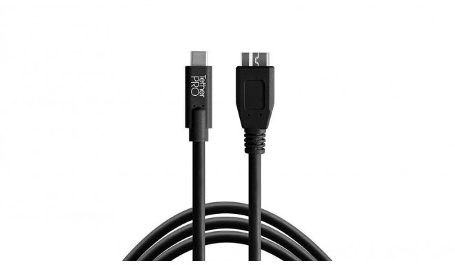 Tether Tools Pro USB-C Micro-B 4,6m Bl