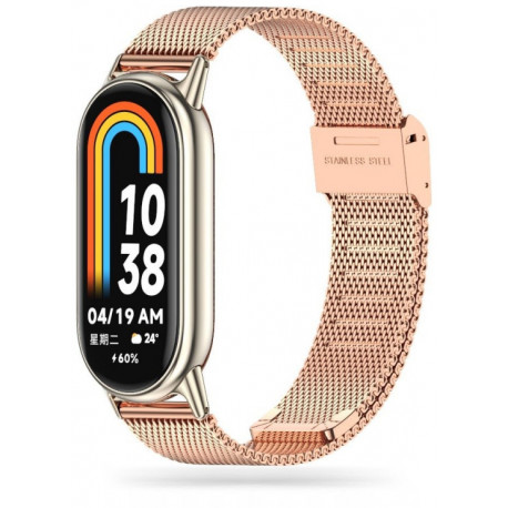 Tech-Protect kellarihm MilaneseBand Xiaomi Smart Band 8, rose gold