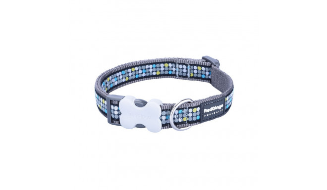Dog collar Red Dingo Modern on Cool 20-32 cm Grey