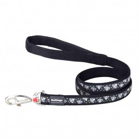 Dog Lead Red Dingo Diamond 1,2 m Black 1.2 x 120 cm