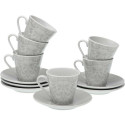 6 Piece Coffee Cup Set Versa Damasco Porcelain