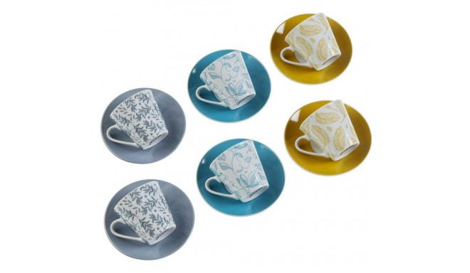 6 Piece Coffee Cup Set Versa Izabela Porcelain