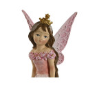 Decorative Figure Home ESPRIT Pink 8 x 6 x 18,5 cm