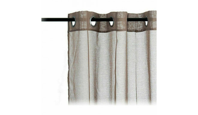 Curtains 140 x 260 cm Brown (6 Units)