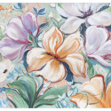 Painting Home ESPRIT Flowers Shabby Chic 100 x 3,7 x 80 cm (2 Units) Painting Home ESPRIT Flowers Shabby Chic 100 x 3,7 x 80 cm (2 Units)