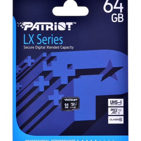 Micro SD Card Patriot Memory PSF64GMDC10 64 GB