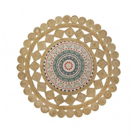 Vaip DKD Home Decor Pruun Mitmevärviline (200 x 200 x 0,75 cm)