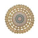 Ковер DKD Home Decor Коричневый Разноцветный (200 x 200 x 0,75 cm)