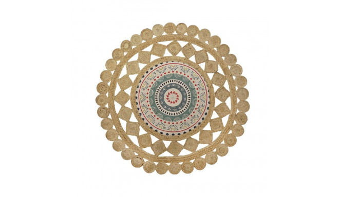 Paklājs DKD Home Decor Brūns Daudzkrāsains (200 x 200 x 0,75 cm)