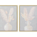 Glezna DKD Home Decor Vāze 50 x 4 x 70 cm Shabby Chic (2 gb.)